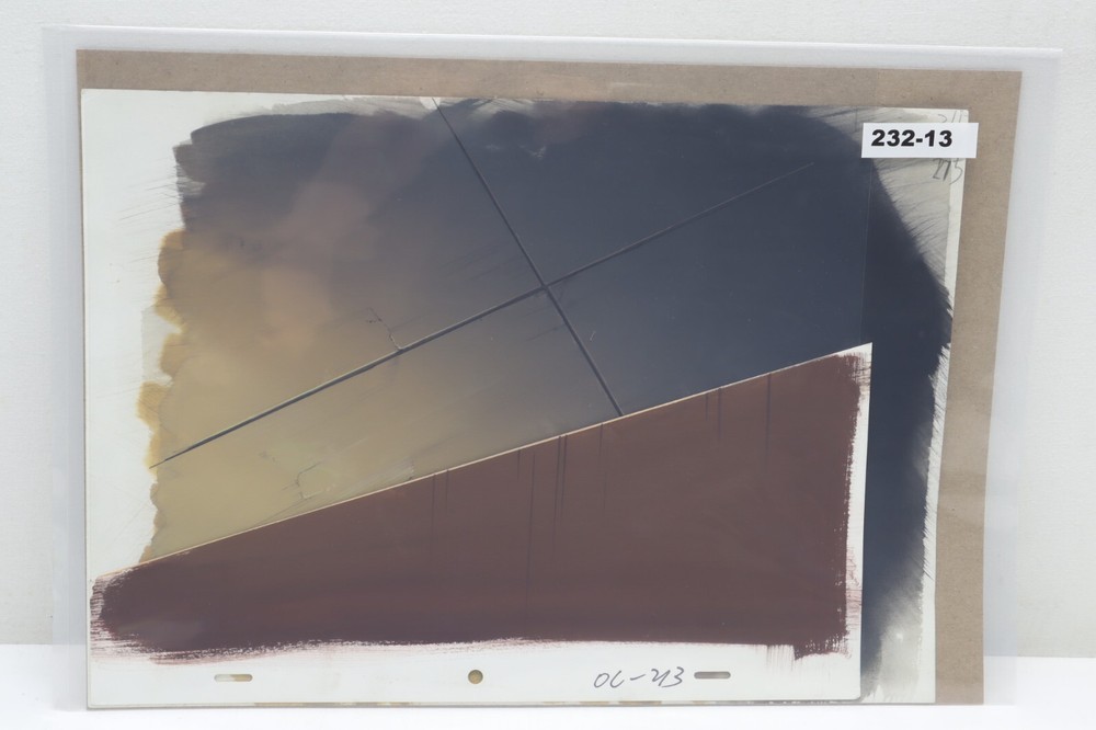 Original Hand Painted Animation Production Background (232-13)