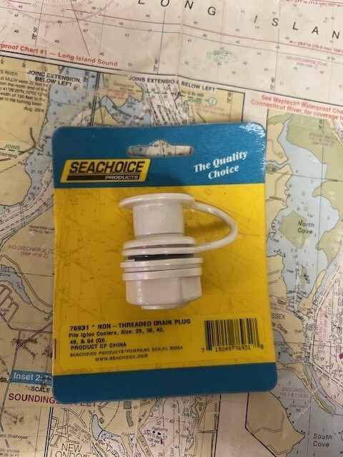 Seachoice #76931 50-76931 Non-threaded Drain Plug.