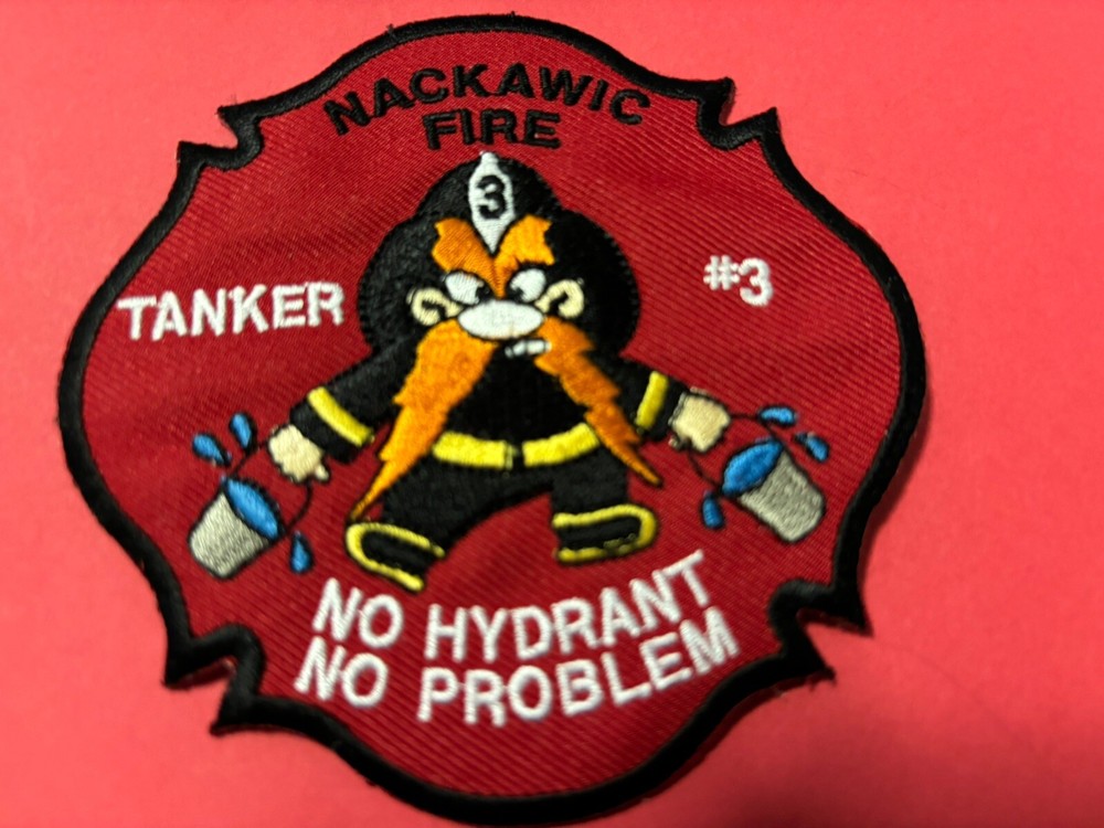 Nackawic New Brunswick Tanker #3 “No Hydrant No Problem” 4” Wide Cloth Patch