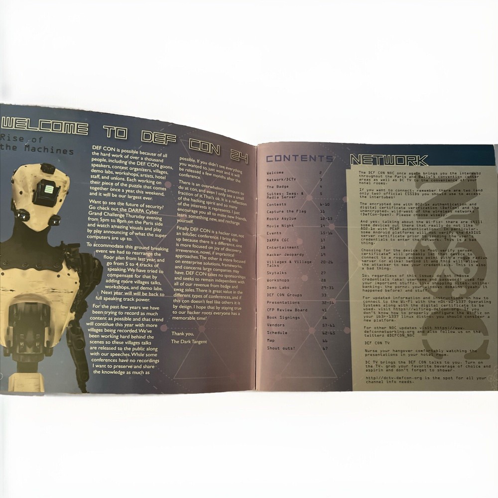 DEFCON 24 Booklet (no badge)