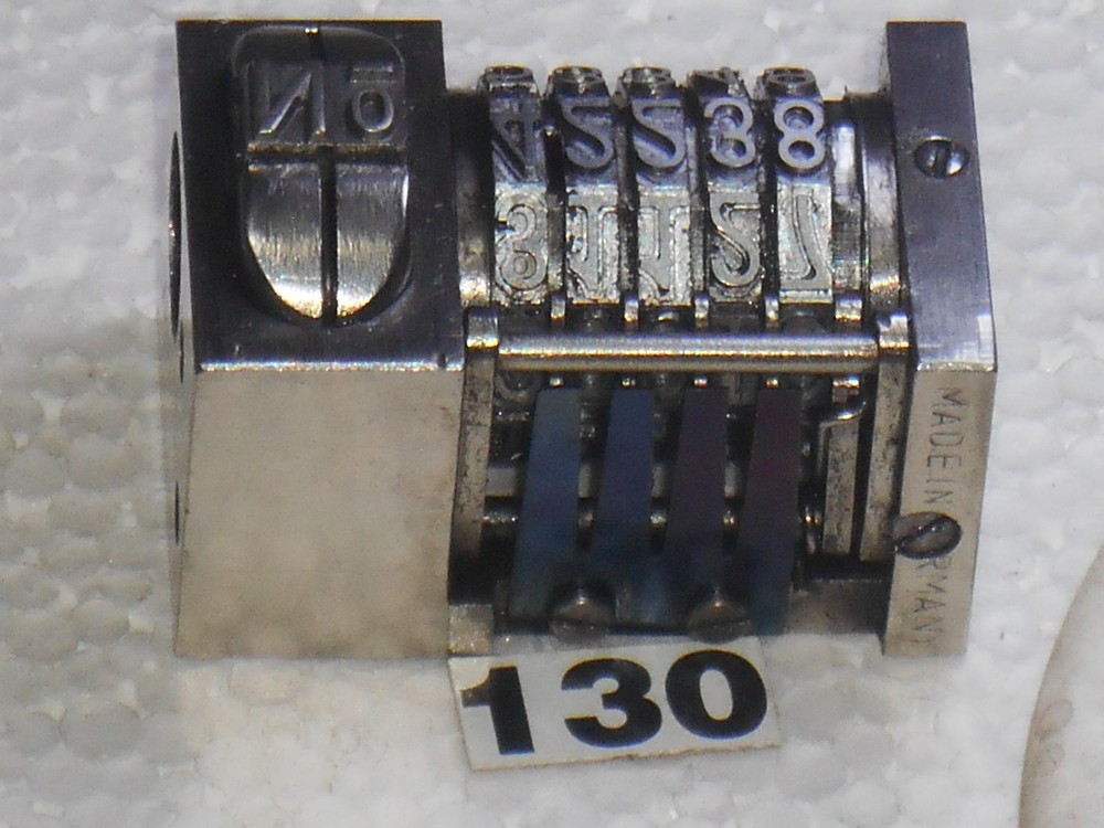 ATLANTIC | letterpress numbering machine | 130