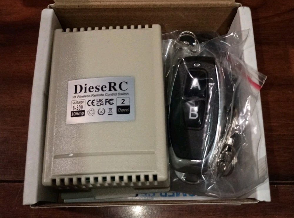 DieseRC Remote Control Switch RF Wireless US-KG10 2KT05