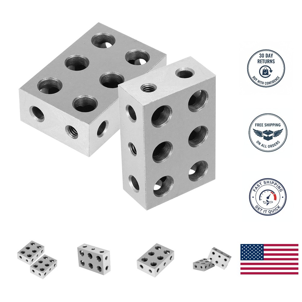 Versatile 1-2-3 Blocks - Precision Machining Solutions with Enhanced Stability