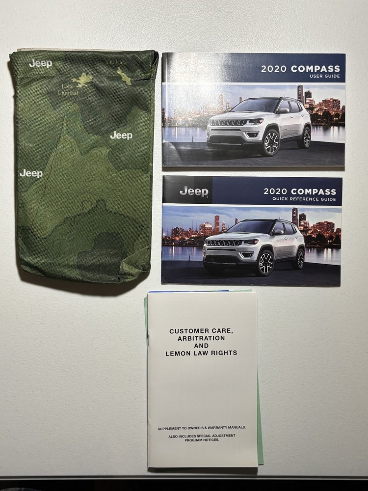 2020 Jeep Compass User Guide OEM Set