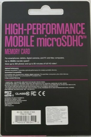 ⚡Infinitive High Performance Mobile microSDHC Memory Card 16GB