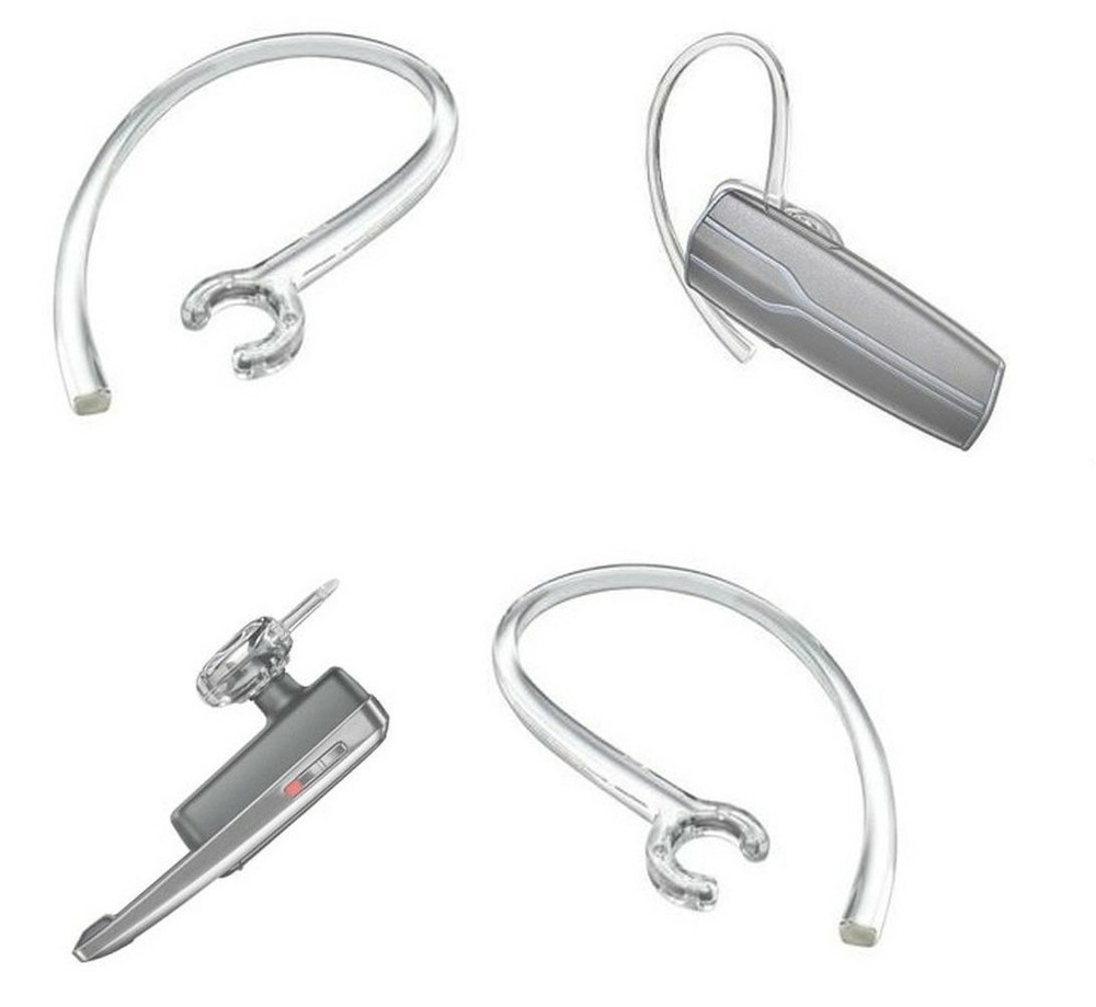 Small Clamp Universal Bluetooth Ear Hook Loop Clip Replacement - Set of 9 Clear