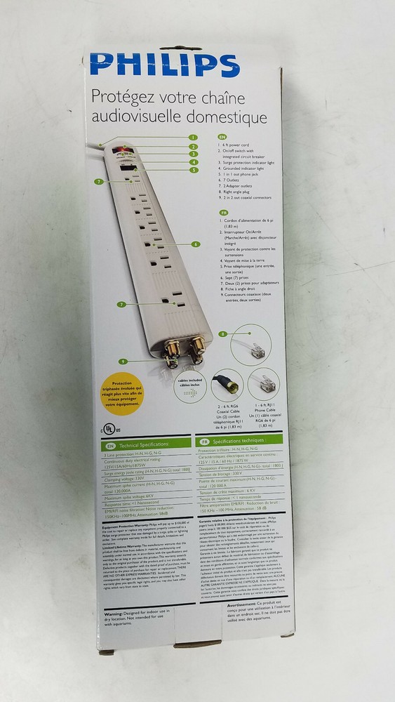 PHILIPS GPSPC6C/07 SURGE PROTECTOR