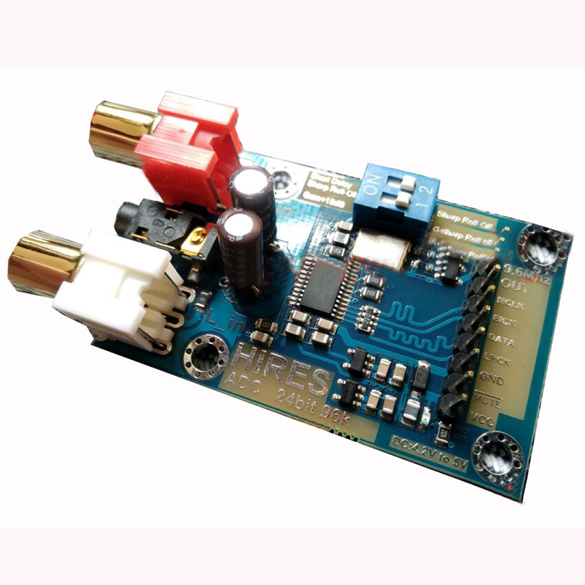 I2S ADC audio I2S capture card module master mode development board