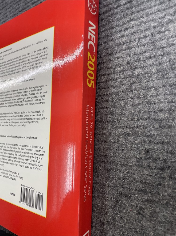 NEC 2005 NFPA 70 National Electrical Code International Electrical Code Series