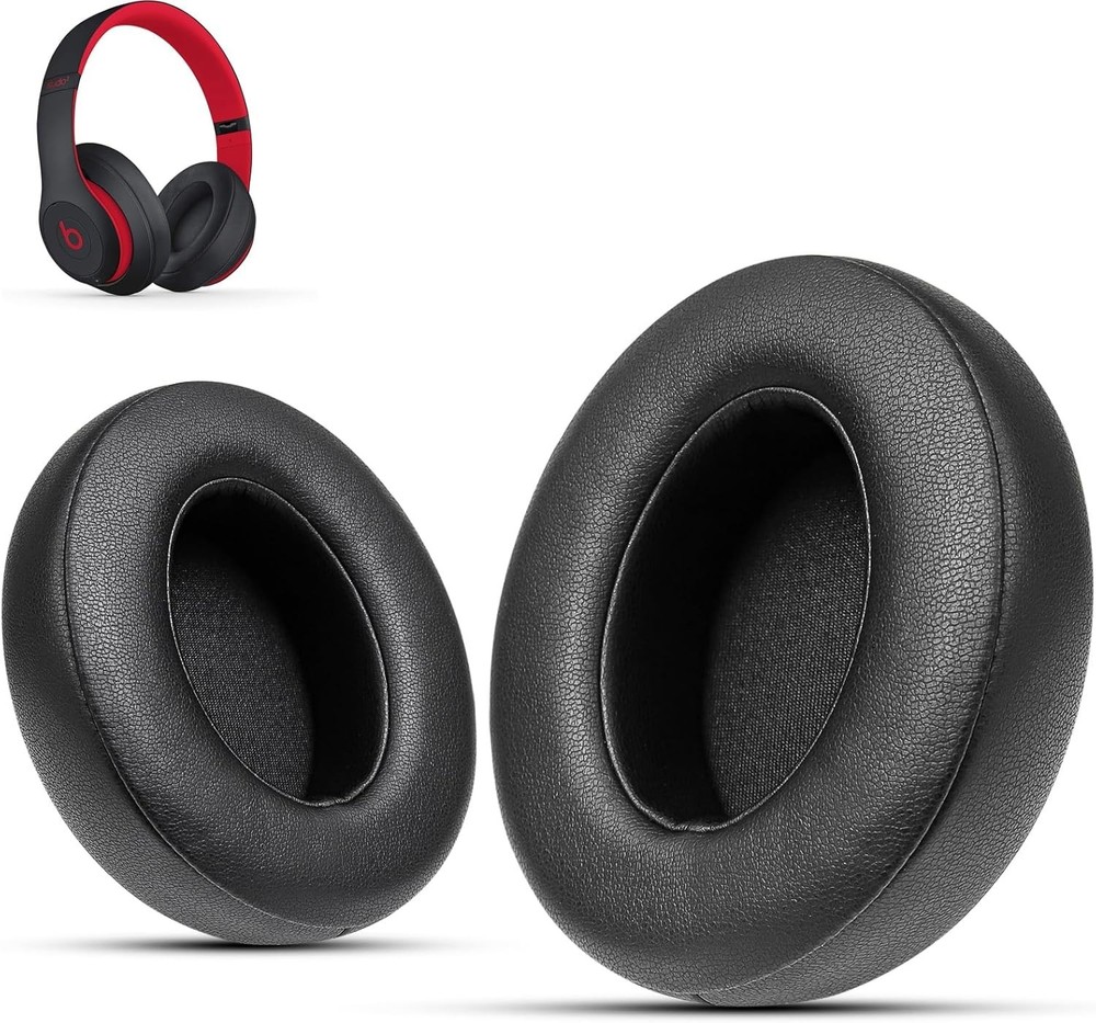 Krone Kalpasmos Beats Headphone Ear Covers Replacement, Studio 3 Black