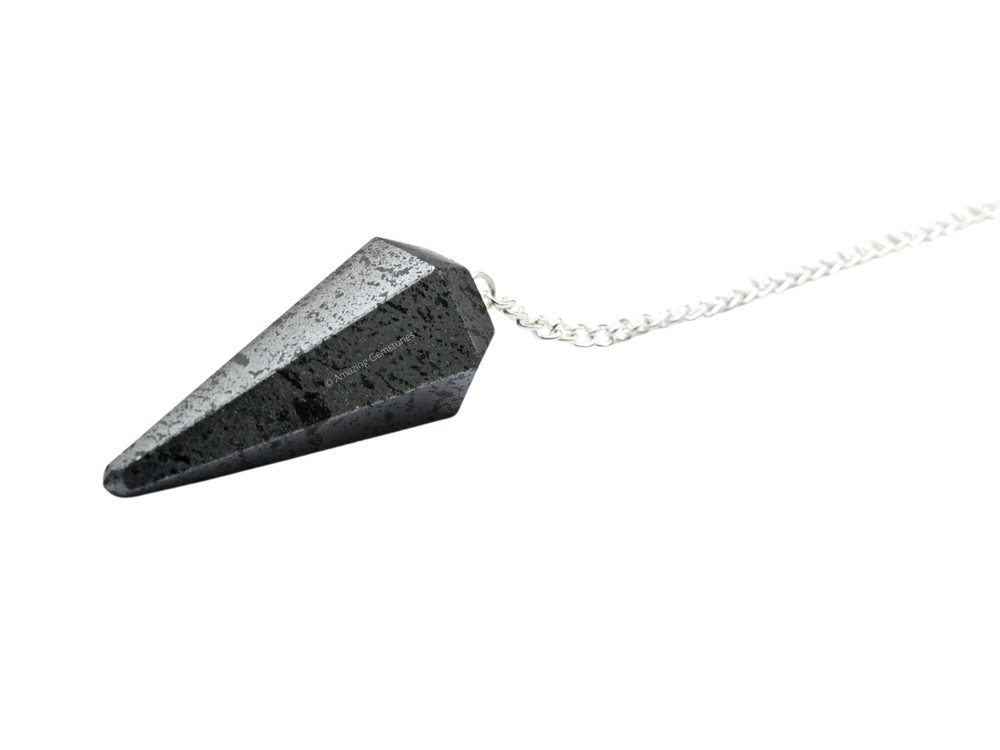 Hematite Dowsing Crystal Pendulum