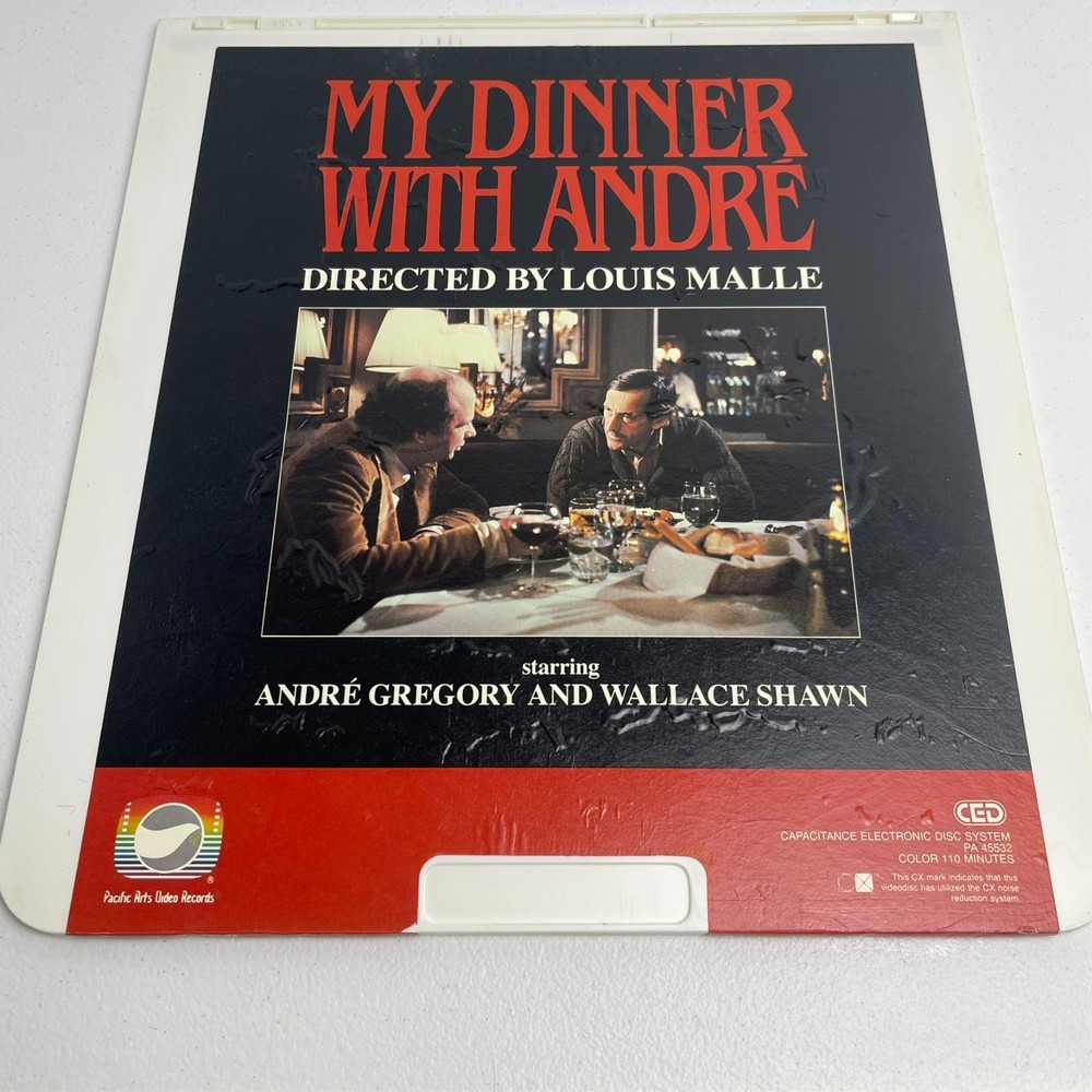 My Dinner with Andre - CED VIdeodisc - Untested