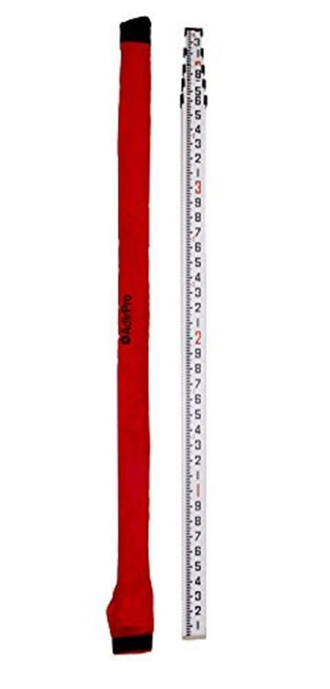 AdirPro Aluminum Grade Rod - 10ths, 5 Section  Assorted Sizes