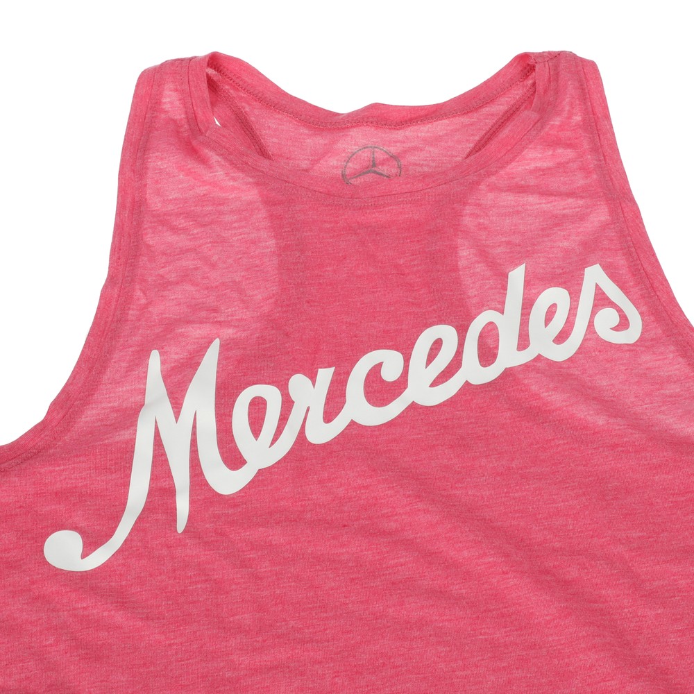 Mercedes Ladies Script Tri-Blend Wicking Tank Top Small
