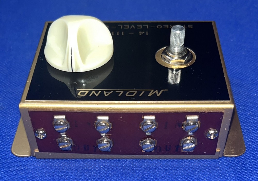 Vintage Midland 14-111 STEREO LEVEL CONTROL Switch Box Controller