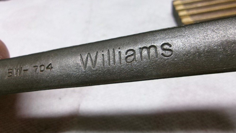 WILLIAMS 3/4" OPEN END WRENCH METAL LATHE TOOL POST/TAILSTOCK OTHERS?