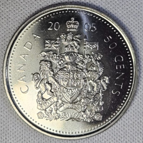 Canada 2005 50 Cents 50c  BU #AB220