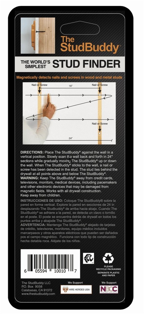The StudBuddy Magnetic Stud Finder