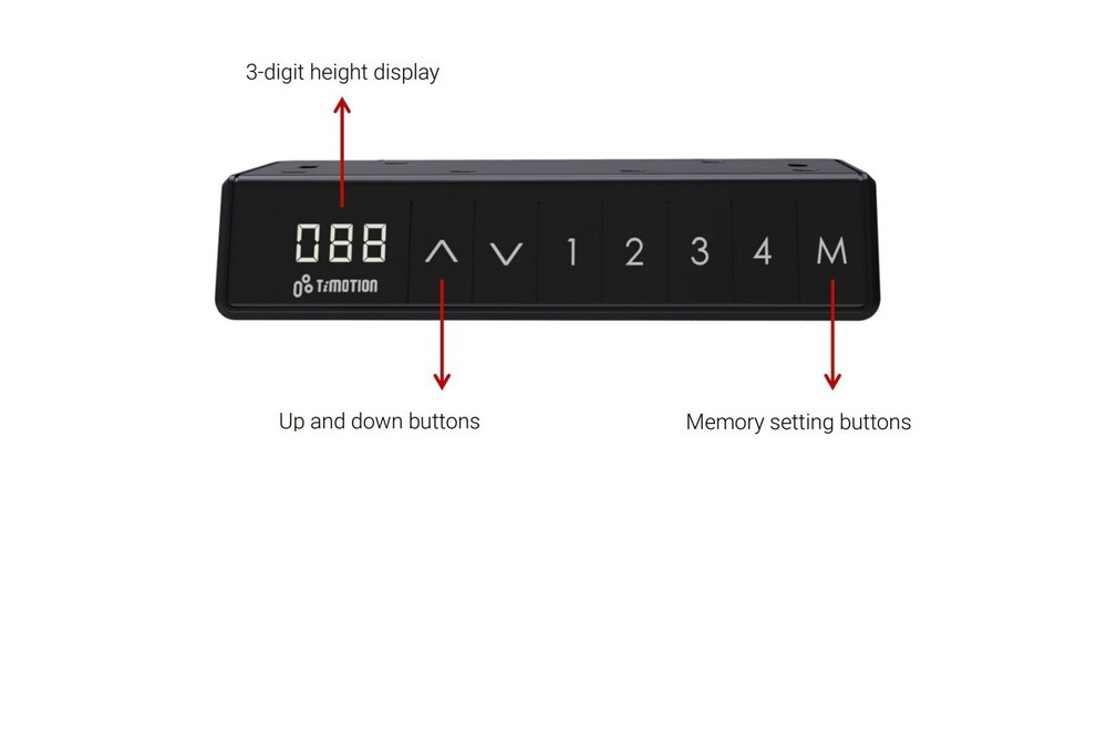 Autonomous Electric Linear Actuator Smart Desk Hand Control Panel Module Box