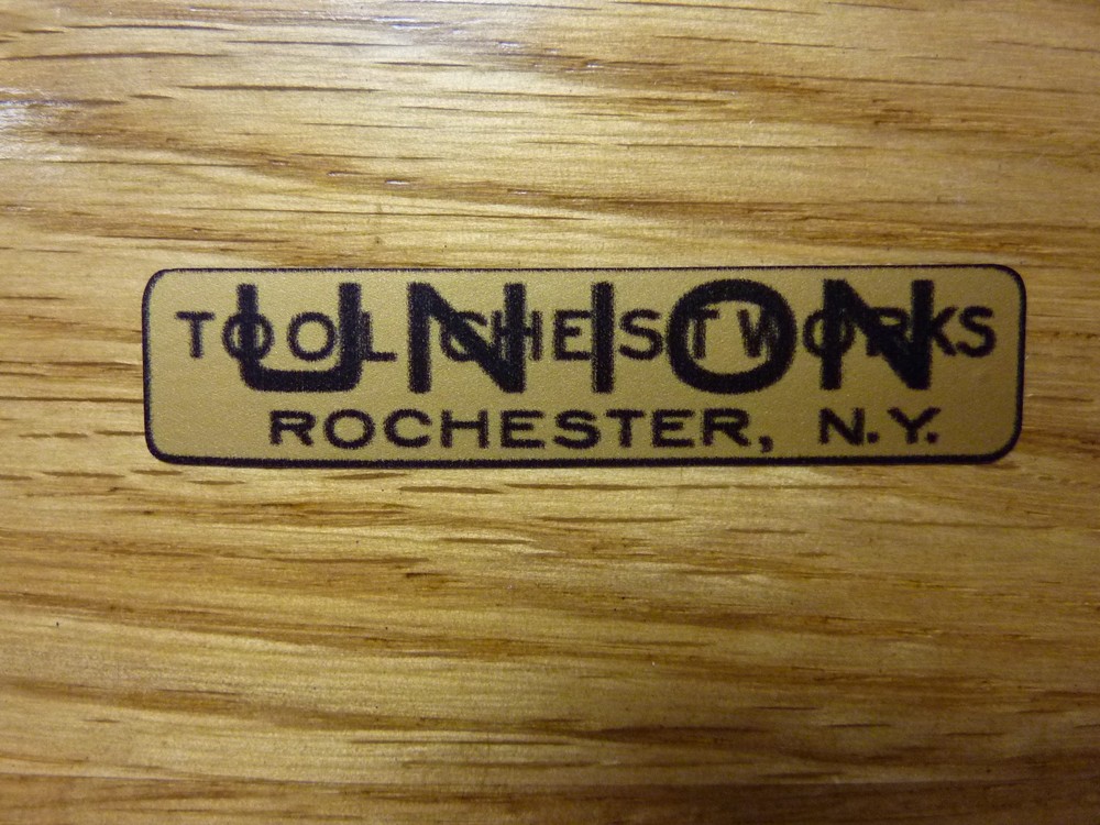"UNION TOOL CHEST WORKS EMBLEM" for Machinist Chest