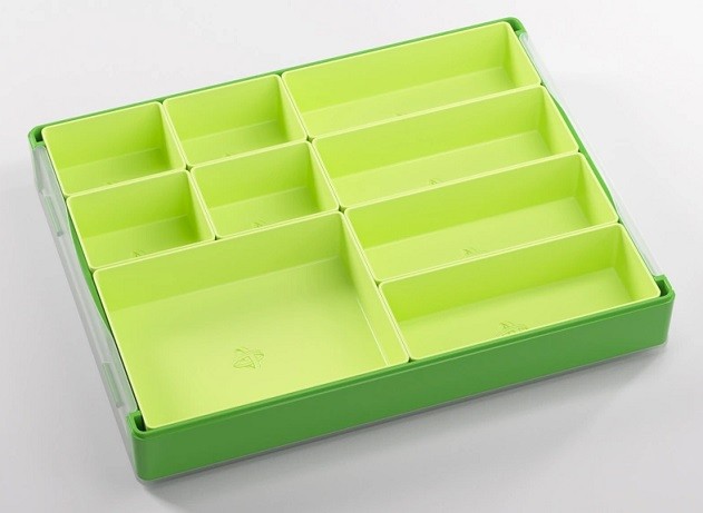 Gamegenic Token Silo (Lime Green) - Modular Token Storage Container