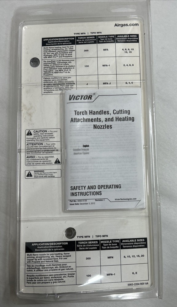 Radnor 8-MFA Multi-Flame Heating Nozzle