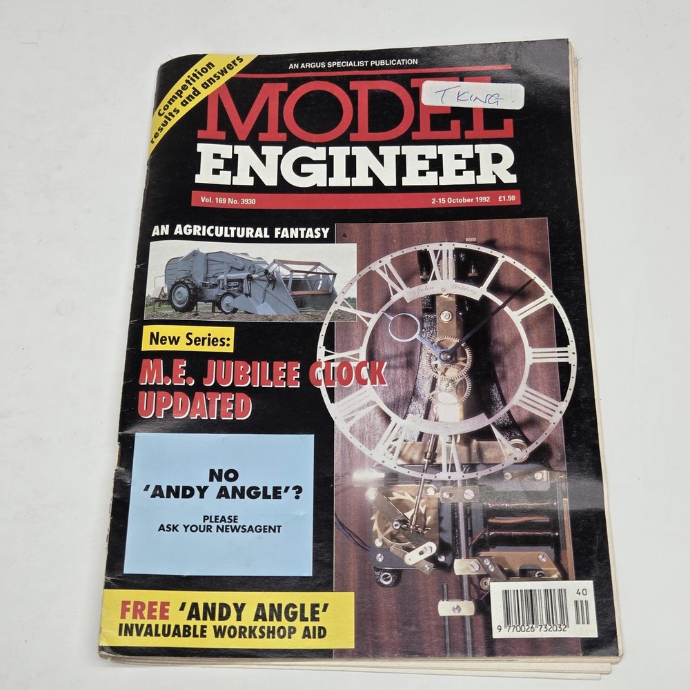 Model Engineer Magazines Collection 1992 - Set of 4 Issues