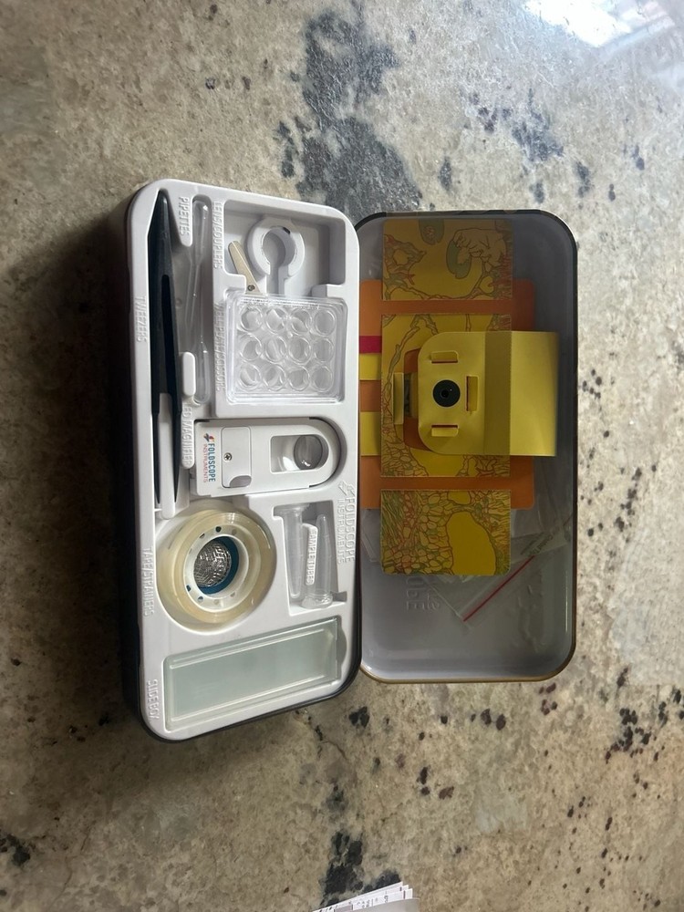 Foldscope Instruments Microscope Set In Original Box. Brand New Never Used