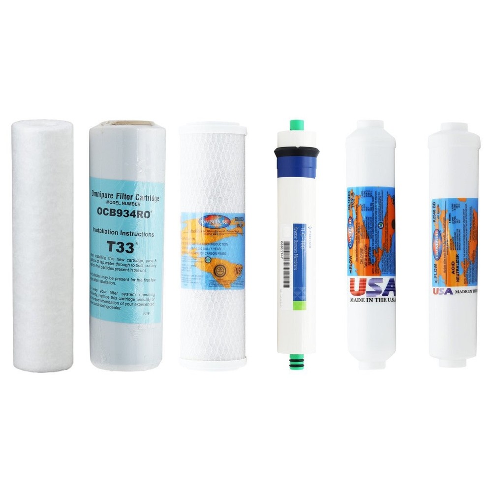iSpring PH100 Compatible RO Filter Kit with RO Membrane