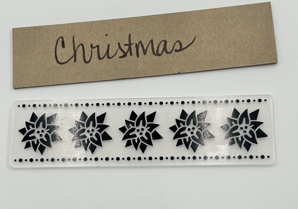 14 Embossing Folders Plastic Cuttlebug Unbranded Plastic Misc And Christmas