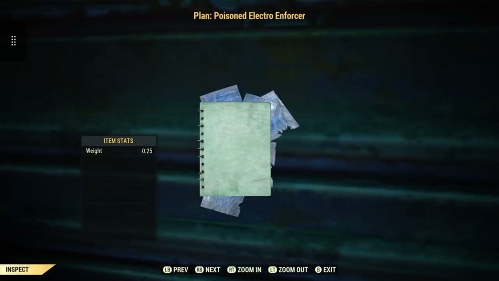 (Xbox) Poisoned Electro Enforcer Plan