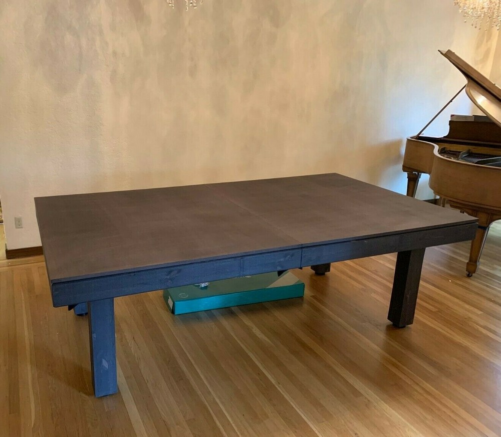 RUSTIC CONVERTIBLE POOL TABLE Billiard/Dining/Desk Vision 8' - FREE SHIPPING