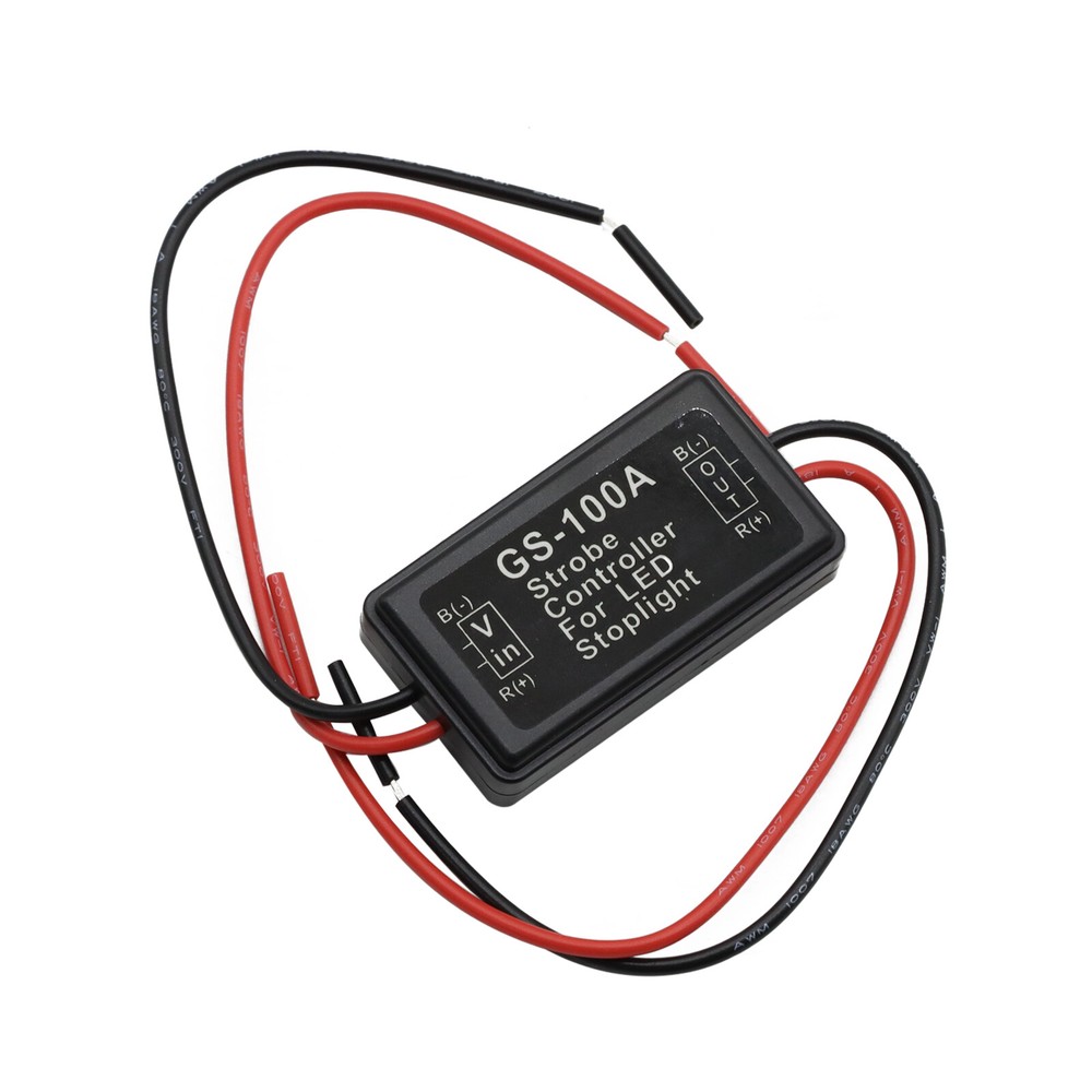 GS-100A Flash Strobe Controller Flasher Module Box For LED Brake Stop Light Lamp