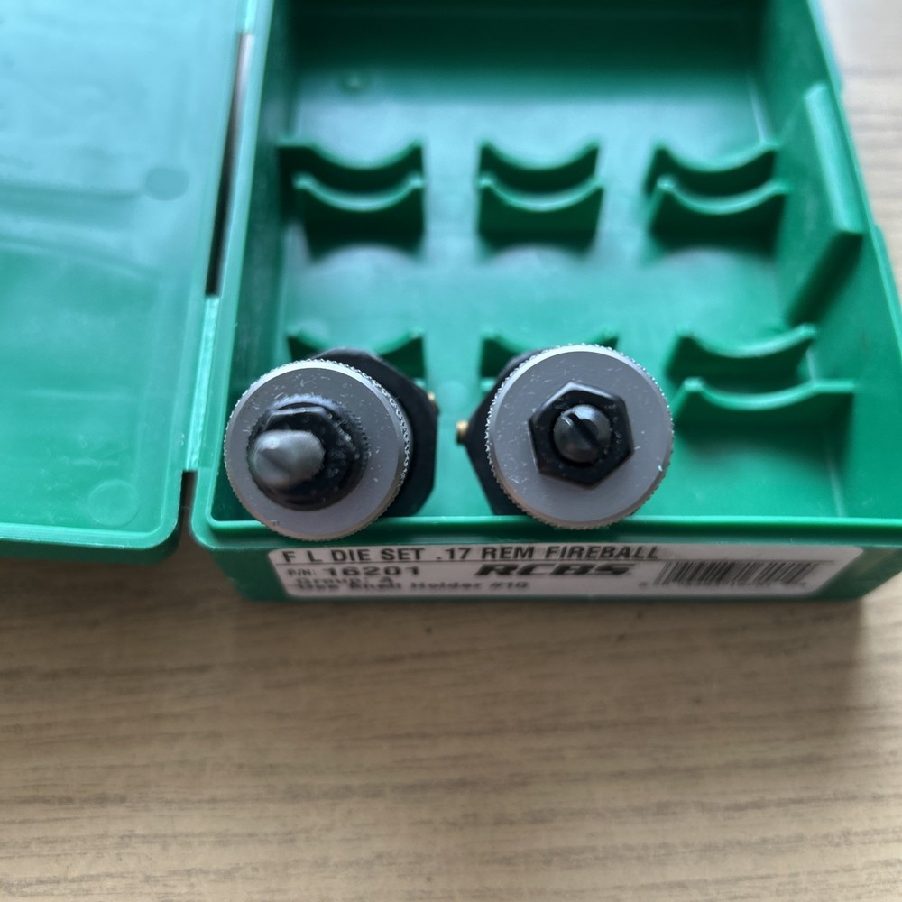 RCBS FL RELOADING DIE SET .17 REM FIREBALL. # 16201, GROUP A