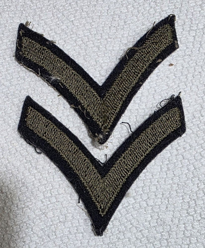 WWII Military CLK Compass Infantry Badge 8th Army Patch Honorable Patch Eagle
