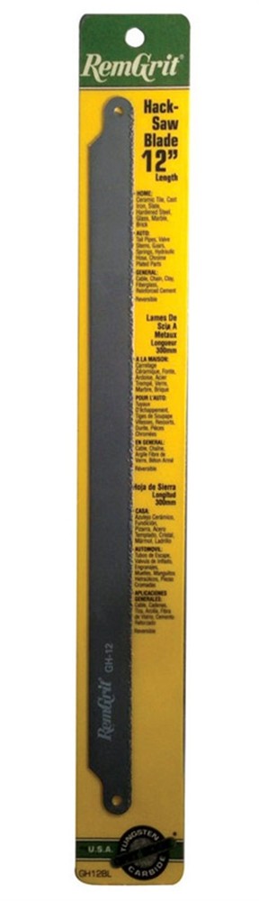 RemGrit E0406160 Carbide Medium Grit Multi Purpose Hacksaw Blade 12 L in.