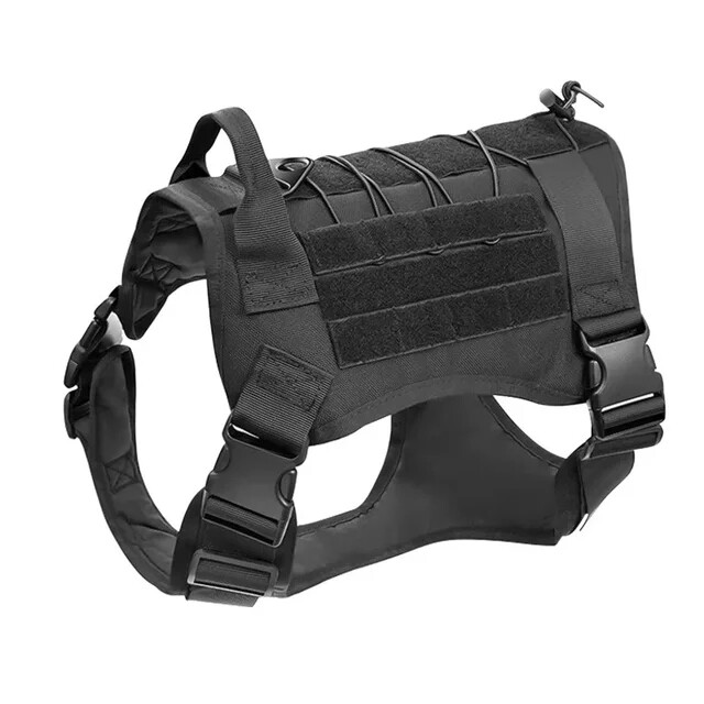 No Pull Tactical Dog Harness Adjustable Military US Working Dog Vest with Handle