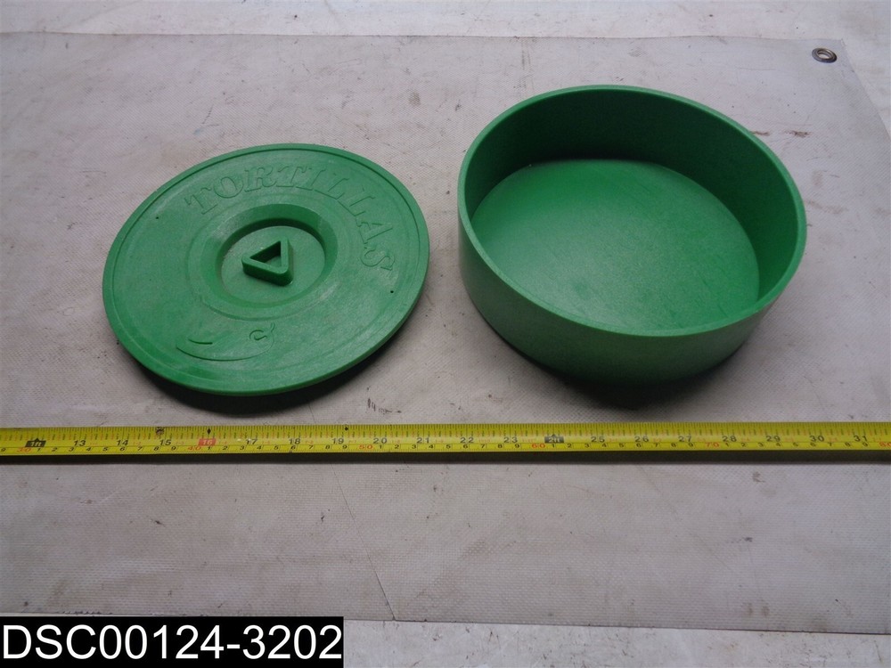 8-1/2" Wide Green Toritilla Warmer Container