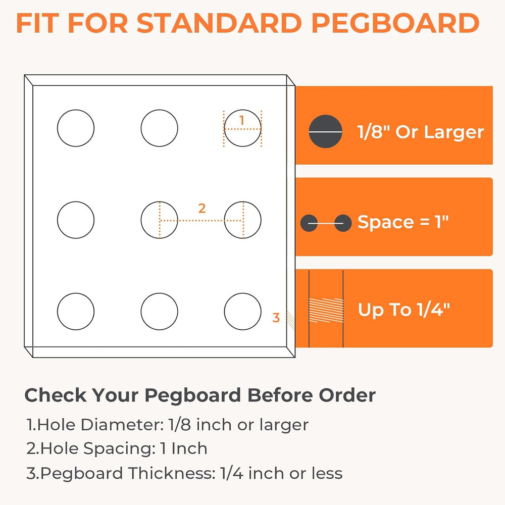 12 Pack Pegboard Bins & Cups with Hooks, Peg Board Organizer Accessories Assortm