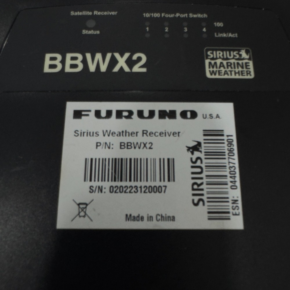 Furuno BBWX2 Sirius Weather receiver Only
