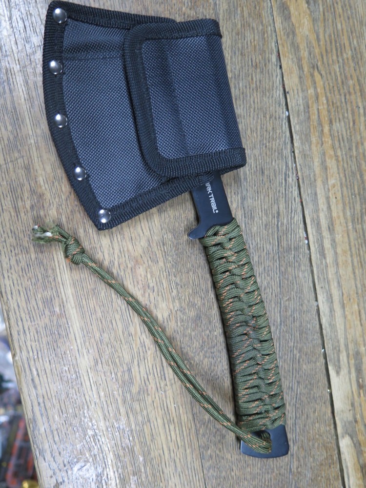 OZARK TRAIL Multi-tool HATCHET / AXE With Sheath Camo Design Handle