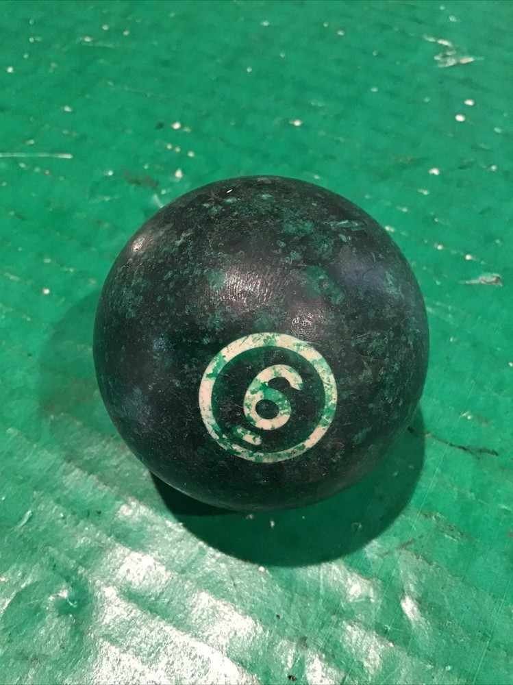 VTG Replacement Billiard Pool Ball 2 1/4" Diameter Number 6 Green Solid (B)
