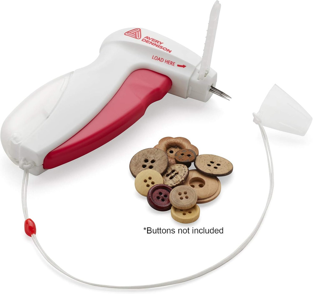 Button Fastening System - NEW and Improved! - Attaches Buttons & More in Seconds