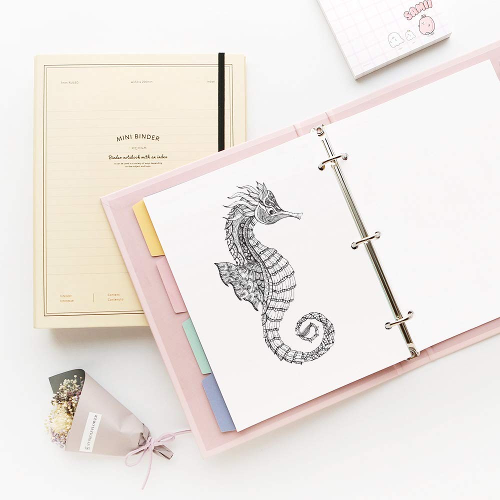 A5 Filler Paper, 3 Hole Planner Refills, Organizer, 100 Sheets, White