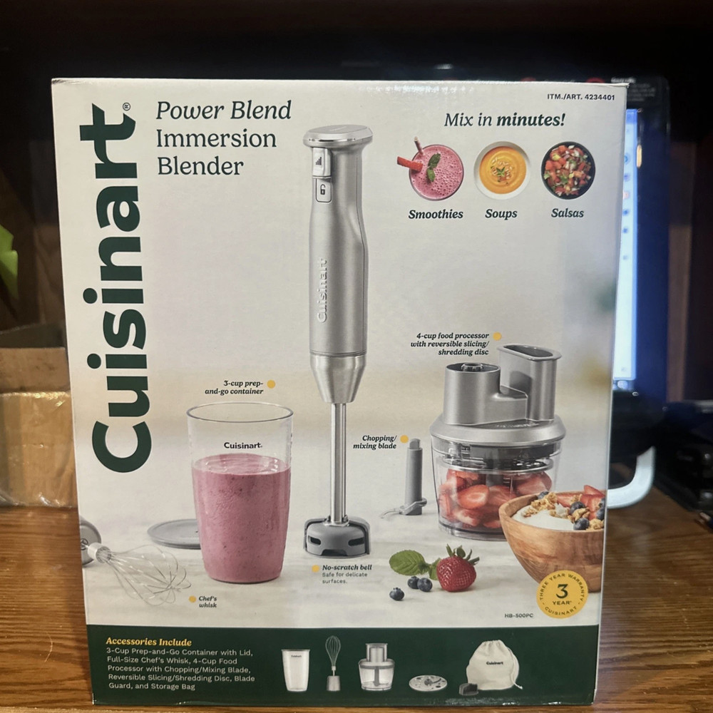 Cuisinart power blend Immersion blender w/ Accessories