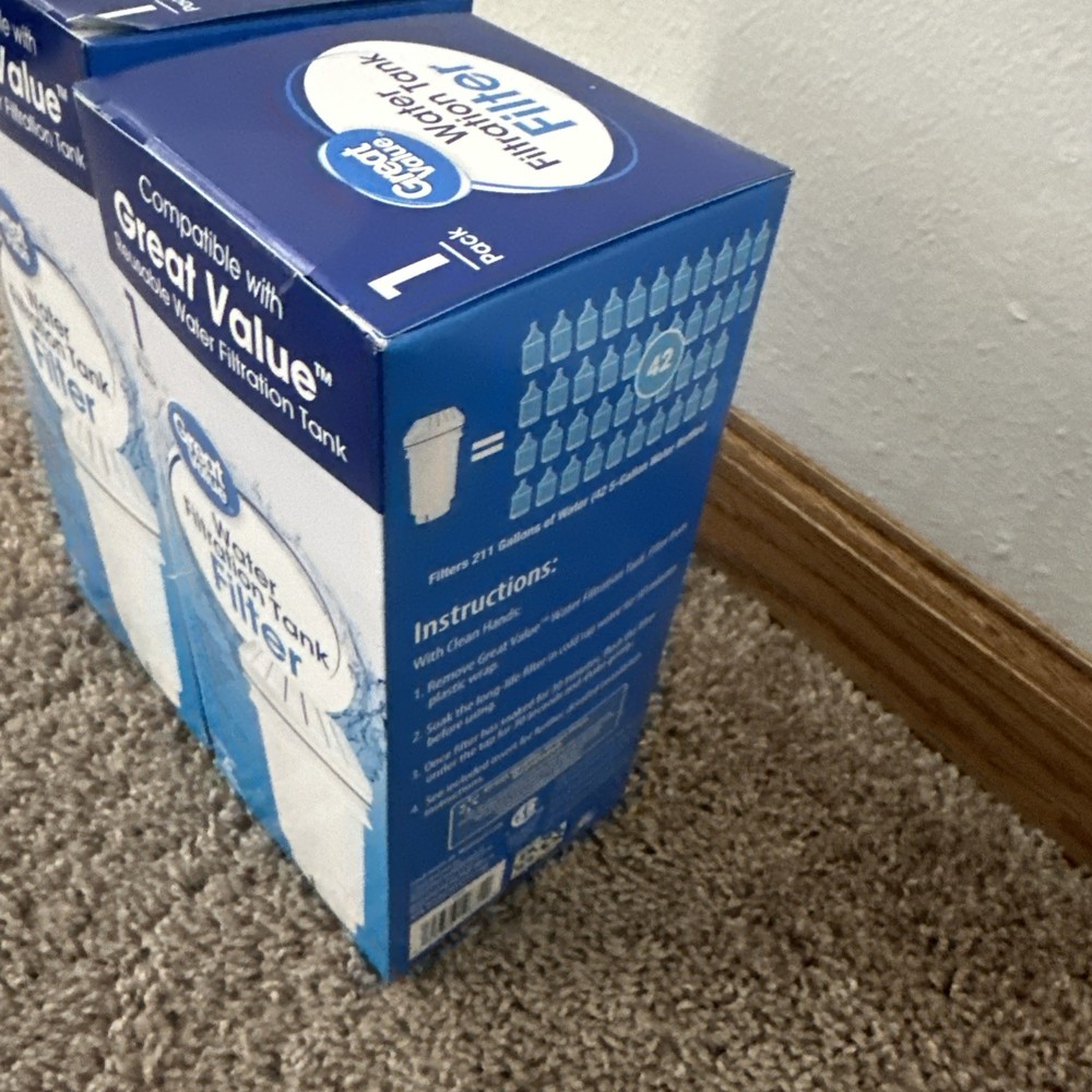 2 PACK Great Value Water Filtration Tank Replacement Filter for GVRWFT [G4]