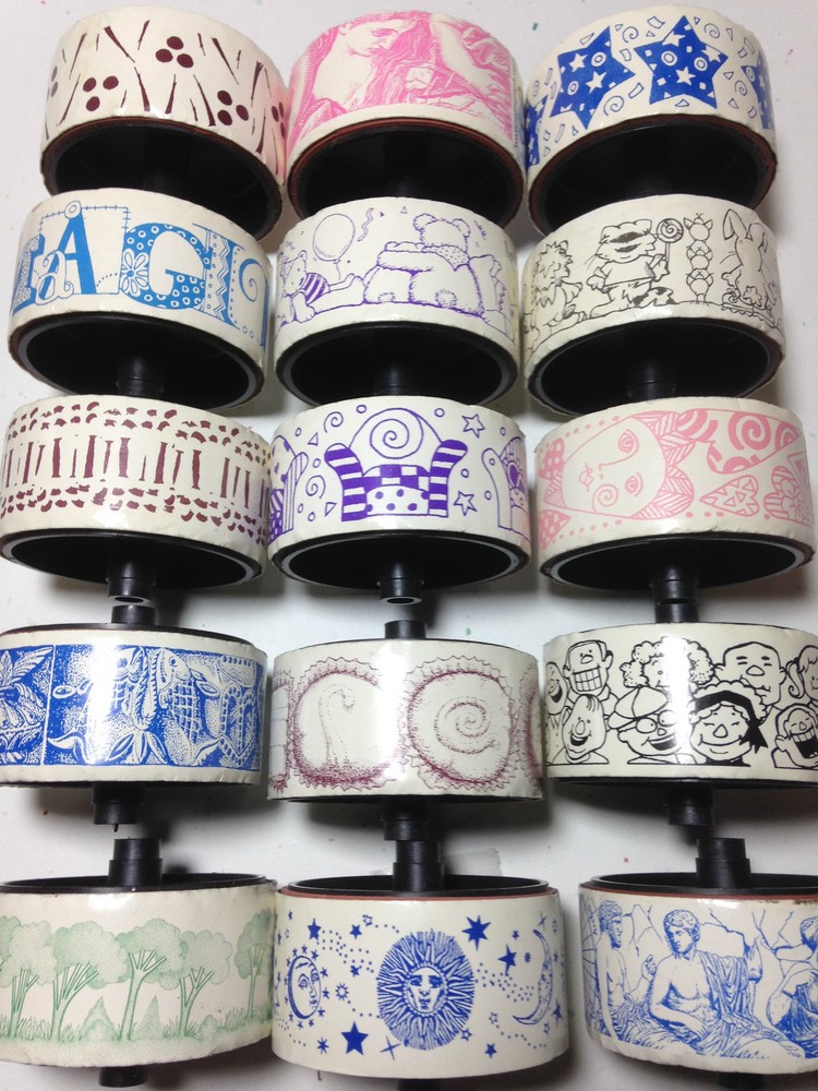Clearsnap Rollagraph Stamps Assorted Design Patterns Fits 1" Wheel - NEW