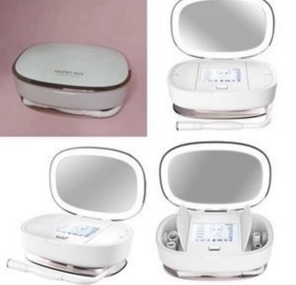 Trophy Skin UltradermMD Multi-Function Machine LED LCD Mirror Timer USB White