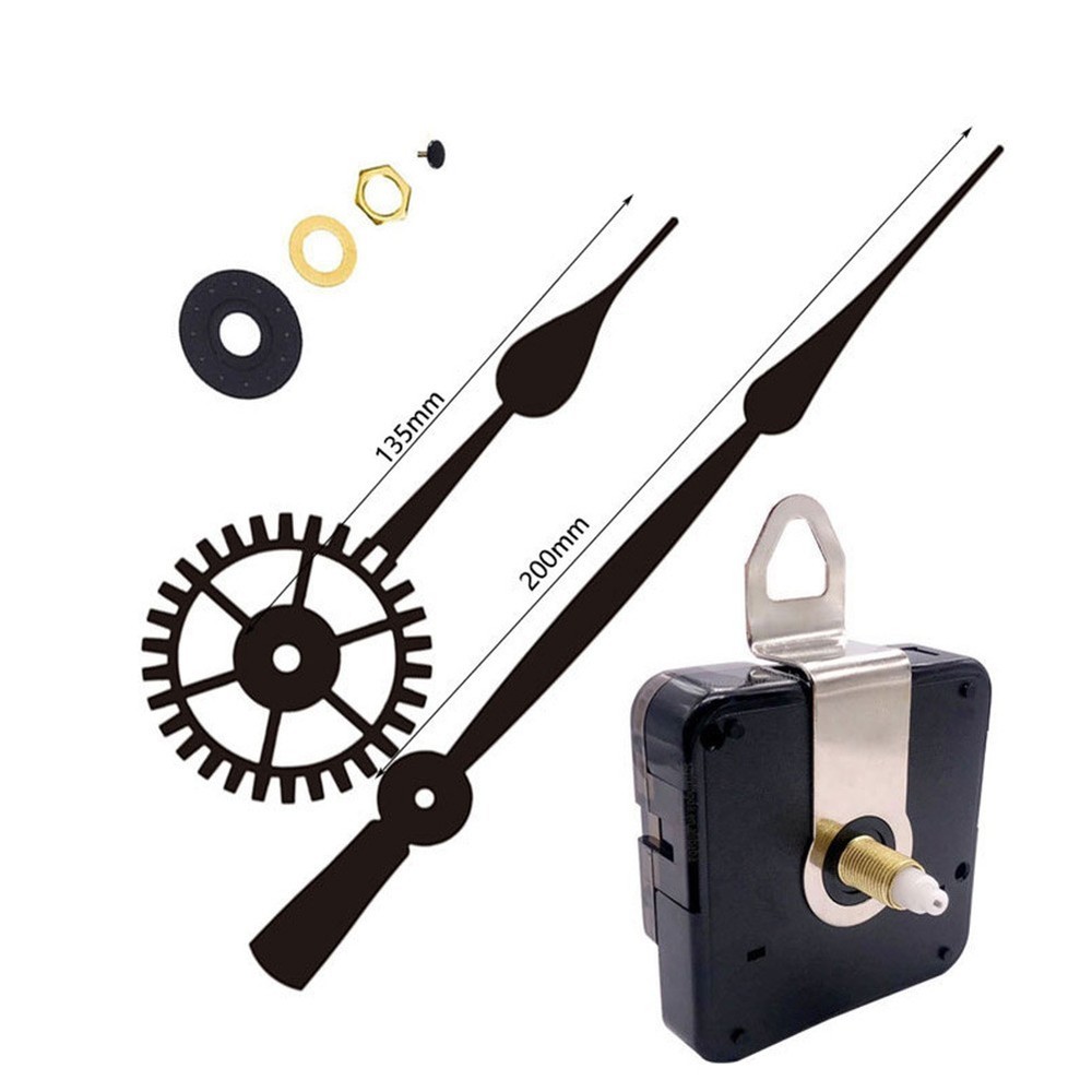 Silent Quartz Clock Movement With High Torque And Long Hands Replacement