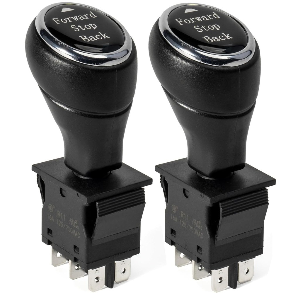 2 Pcs 6V 12volt 24V Compatible with Power Wheels Forward Stop Back Shift...